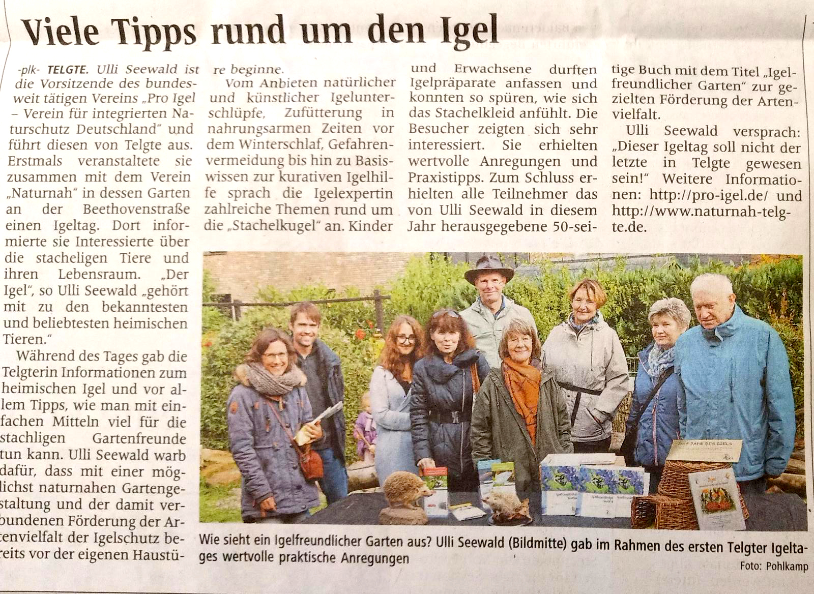 NATURnah Unser Garten in Telgte e.V.